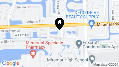 Map of 3252 Foxcroft Rd # 205, Miramar FL, 33025