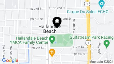 Map of 125 SE 5th St, Hallandale Beach FL, 33009