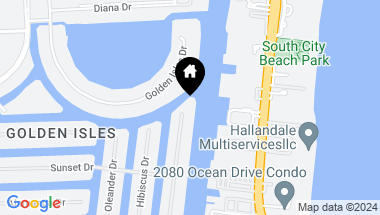 Map of 501/503/505 Palm Dr, Hallandale Beach FL, 33009