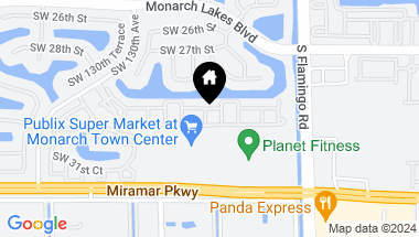 Map of 2875 SW 128th Ave, Miramar FL, 33027