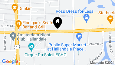 Map of 2602 E Hallandale Beach Blvd Unit: R2710, Hallandale Beach FL, 33009