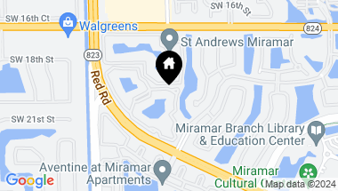 Map of 2031 Renaissance Blvd # 306, Miramar FL, 33025
