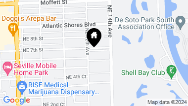 Map of 620 NE 12th Ave 406, Hallandale Beach FL, 33009