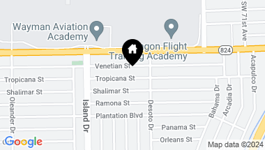 Map of 7607 Tropicana Street, Miramar FL, 33023
