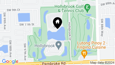 Map of 9800 N Hollybrook Lake Dr 205, Pembroke Pines FL, 33025