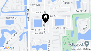 Map of 1021 SW 99th Ave, Pembroke Pines FL, 33025