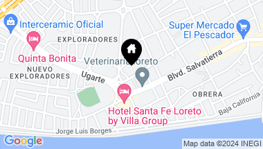 Map of S/N Calle Juarez, Loreto