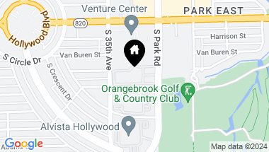 Map of 420 S Park Rd # 105 Unit: 2-105, Hollywood FL, 33021