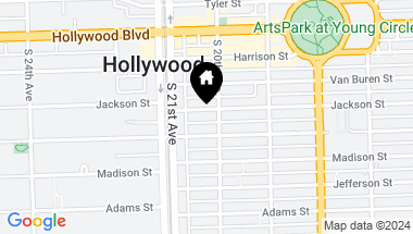 Map of 2008 Jackson St C2, Hollywood FL, 33020