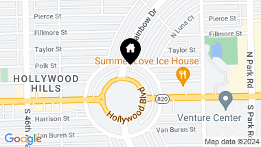 Map of 3911 Hollywood Blvd, Hollywood FL, 33021