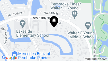 Map of 13133 NW 8th St, Pembroke Pines FL, 33028