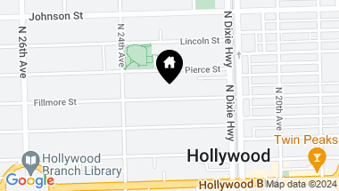 Map of 2231 Fillmore St, Hollywood FL, 33020