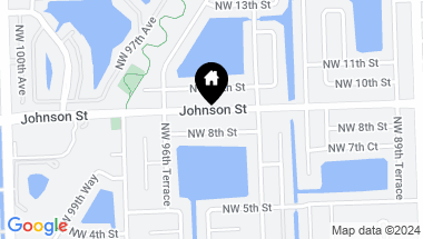 Map of 9500 Johnson St, Pembroke Pines FL, 33024