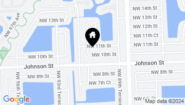 Map of 9015 NW 10th St, Pembroke Pines FL, 33024