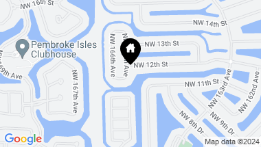 Map of 1167 NW 165th Ave, Pembroke Pines FL, 33028