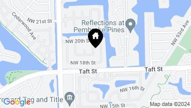Map of 1921 NW 99th Ave, Pembroke Pines FL, 33024