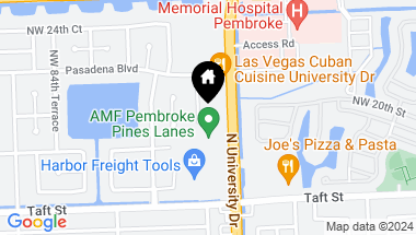 Map of 2041 NW 81st Ave 427, Pembroke Pines FL, 33024