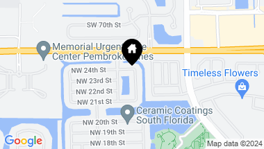 Map of 2364 NW 162nd Ter, Pembroke Pines FL, 33028
