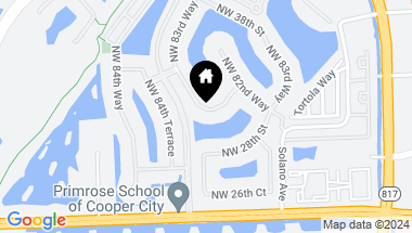 Map of 8386 NW 30th St, Cooper City FL, 33024