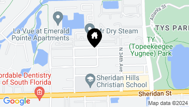 Map of 2904 N 36th Ave, Hollywood FL, 33021