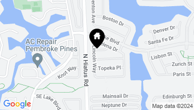 Map of 3543 Lincoln Way, Cooper City FL, 33026