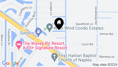 Map of 144 Kathy LN, NAPLES FL, 34114
