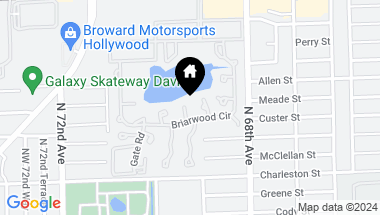 Map of 406 Briarwood Cir # 22 Unit: 3-22, Hollywood FL, 33024