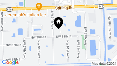 Map of 3810 NW 92nd Ave, Cooper City FL, 33024
