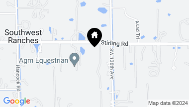 Map of 13700 Stirling Rd, Southwest Ranches FL, 33330