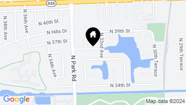 Map of 3220 N 37th St, Hollywood FL, 33021