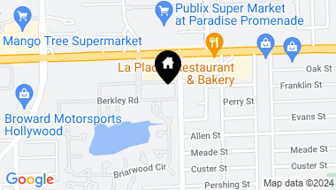 Map of 101 Berkley Rd # 110, Hollywood FL, 33024