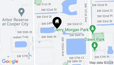 Map of 5735 SW 104th Ter, Cooper City FL, 33328