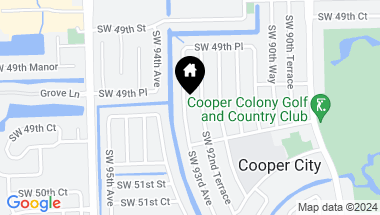 Map of 5012 SW 93rd Ave, Cooper City FL, 33328