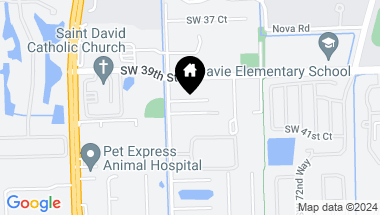 Map of 7500 SW 40th St, Davie FL, 33314