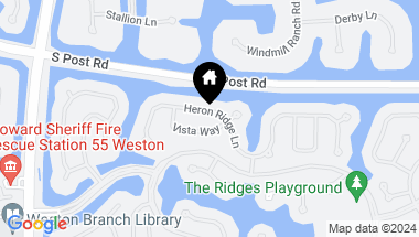 Map of 3697 Heron Ridge Lane, Weston FL, 33331