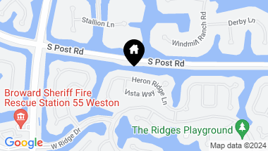 Map of 3680 Heron Ridge Ln, Weston FL, 33331