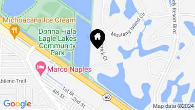 Map of 9013 Maverick CT, NAPLES FL, 34113