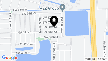 Map of 5621 SW 38th Ct, Davie FL, 33314
