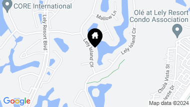 Map of 8855 Lely Island CIR, NAPLES FL, 34113
