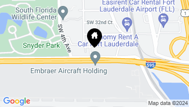 Map of 3350 SW 3rd Ave, Fort Lauderdale FL, 33315