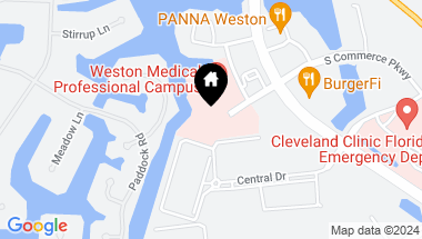 Map of 2833 Executive Park Dr, Weston FL, 33331