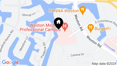 Map of 2751 Executive Park Dr # 104, Weston FL, 33331