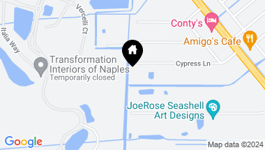 Map of 5202 Cypress LN, NAPLES FL, 34113