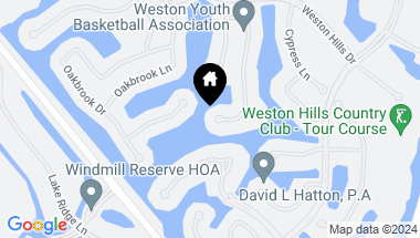 Map of 2775 Meadowood Dr, Weston FL, 33332