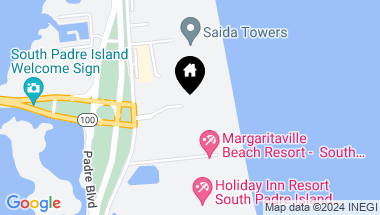 Map of 334 Padre Blvd 801, South Padre Island TX, 78597