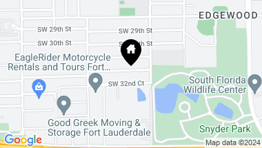 Map of 1030 SW 32nd St, Fort Lauderdale FL, 33315