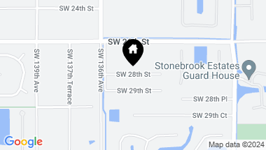 Map of 28th SW Street, Davie FL, 33330