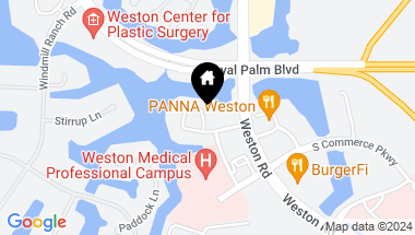Map of 2685 Executive Park Dr, Weston FL, 33331