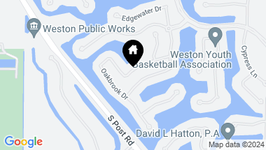 Map of 2724 Oakbrook Dr, Weston FL, 33332