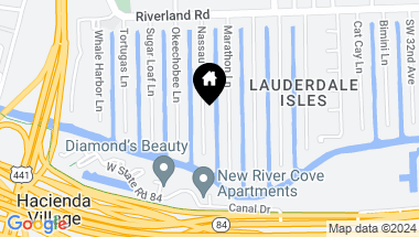 Map of 2606 Nassau Lane, Fort Lauderdale FL, 33312-4620